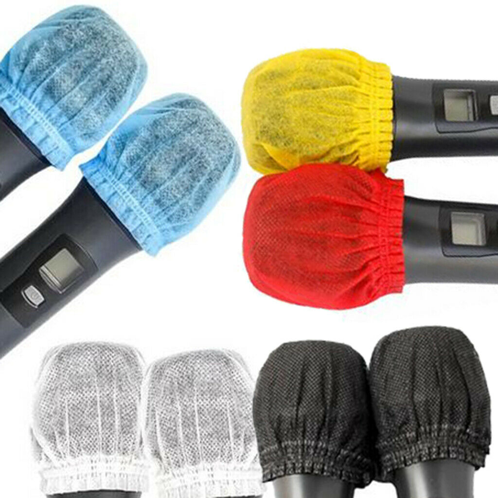 400x Disposable Microphone Cover for Karaoke Handheld Mic Covers Protective