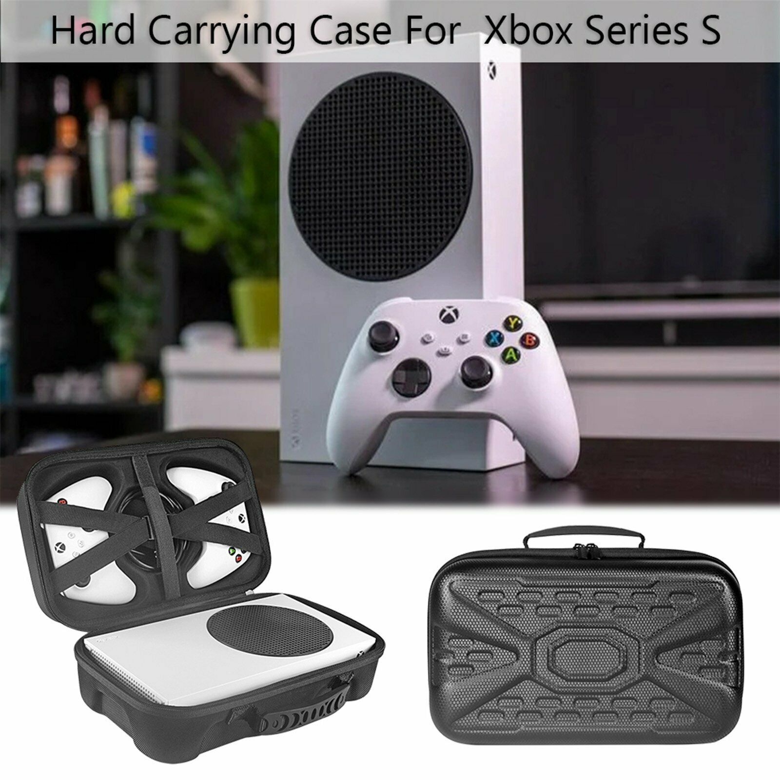 For Xbox Series S EVA Storage Bag Travel Bag Carrying Case Waterproof Durable