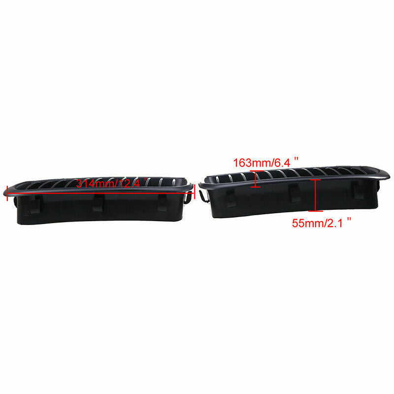 2pcs For BMW E38 740i 740iL 750iL 1995-2001 Front Bumper Kidney Grilles Grill
