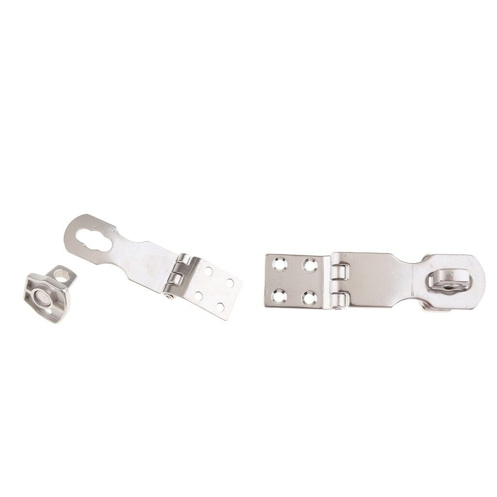 Steel Anti Theft Folding Door Door Lock Push Lock 63mm, 2pcs