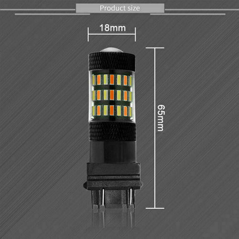 2x 3157 Switchback LED Front Turn Signal Light Bulb for Dodge Ram 1500 2500 3500