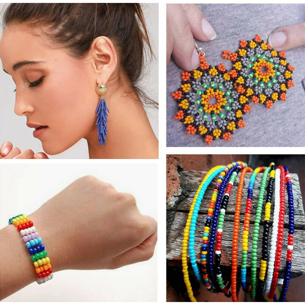 7226pcs Glass Rocailles For Jewelry Making Bracelet Beads Craft DIY