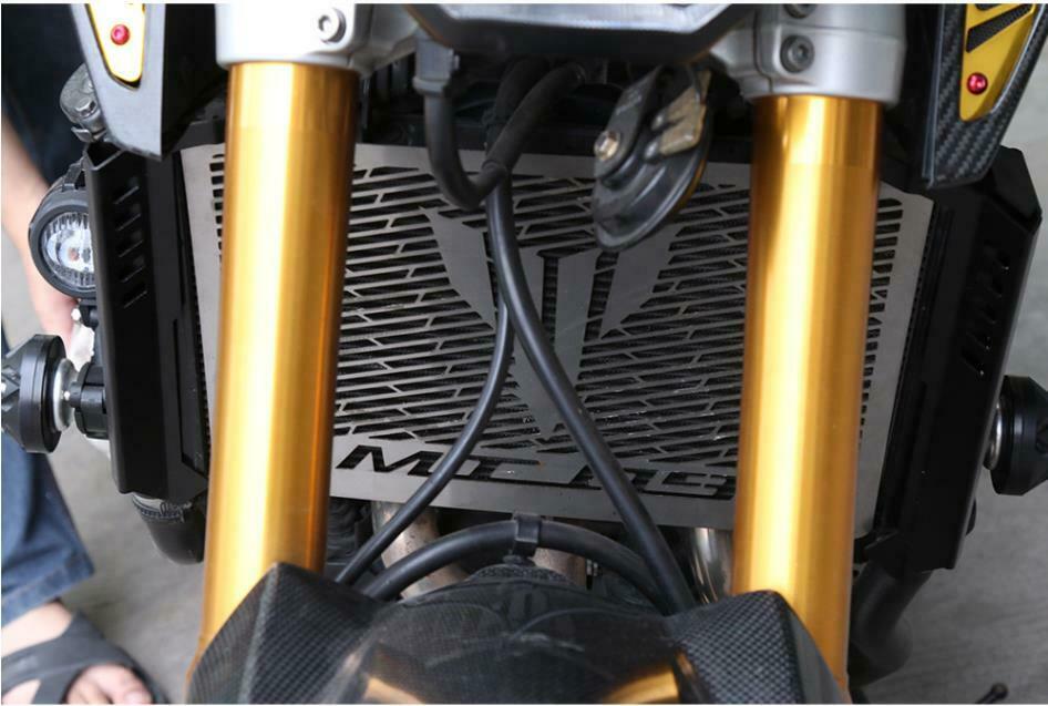 For Yamaha MT-09 FZ09 2014-2016 Stainless steel Radiator Guard Cover Carbon