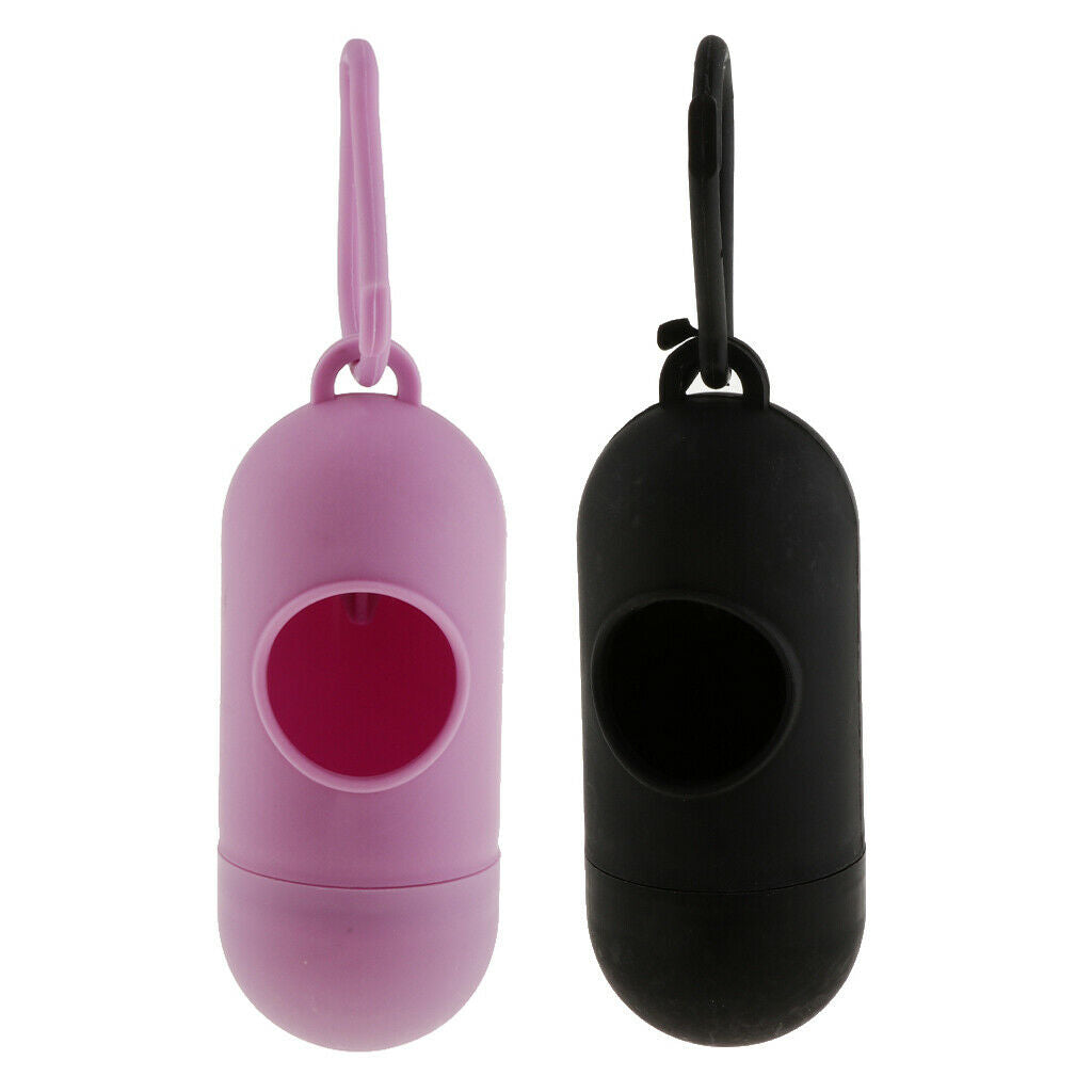 2Pieces Portable Baby Diaper Nappy Discarded Bag Box Dispenser Holder
