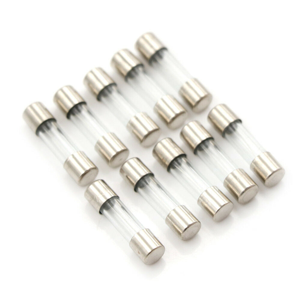 10pcs Glass Tube Fuse 5mm x 20mm 1.6A T1.6A 250V Slow Blow 1.6Amp.l8