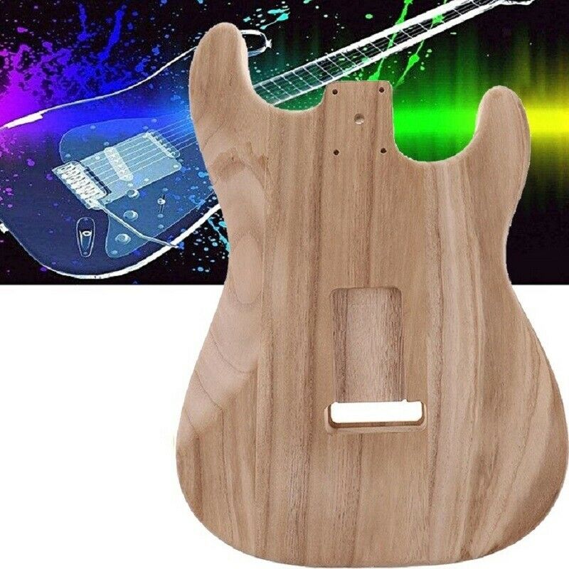 Solid Wood Unfinished Guitar Body for ST Guitar Parts Accessories Material