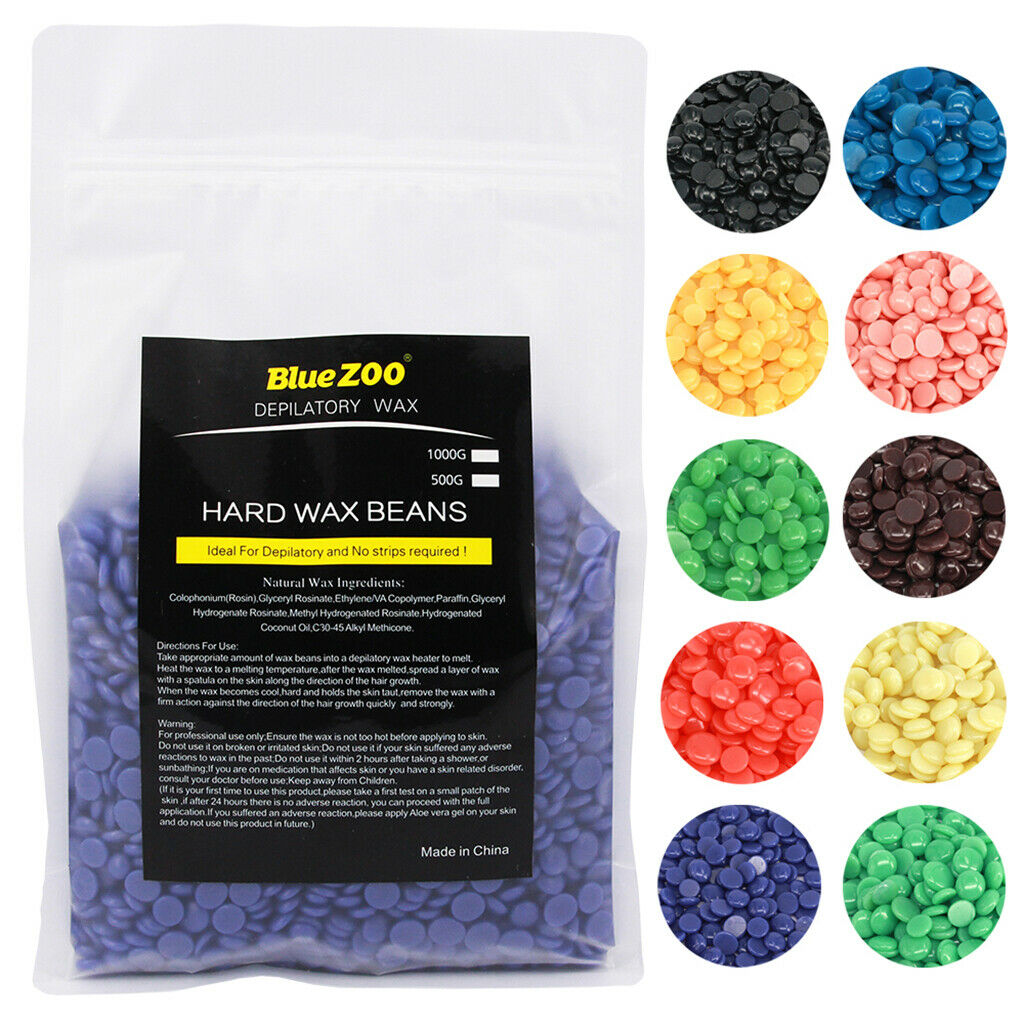 1000g Depilatory Hot Film Hard Wax Beans Pellets Bikini Hair Removal Pink Rose