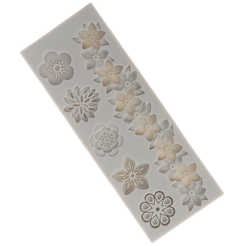 Flowers a variety of silicone mold Cake Chocolate Mold Cake Decorating Tool_DD