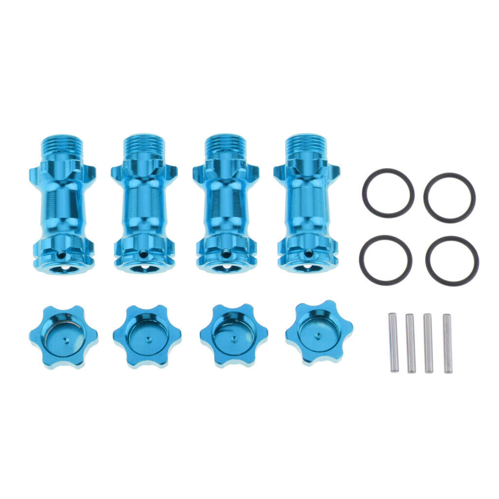 M30 17mm Wheel Hex Adapter Wheel Hub Hex Drive Connection for HPI HSP Blue