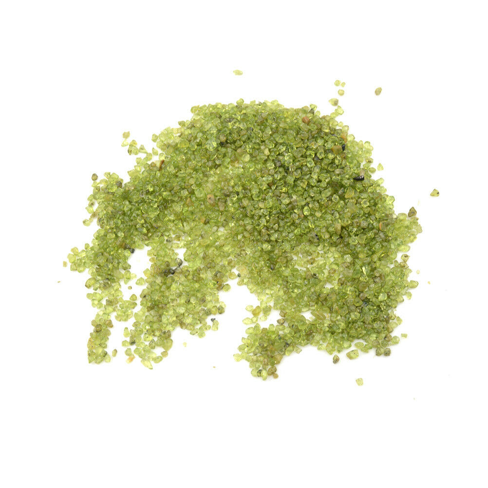 50g Natural Peridot Olivine Quartz Stone Rock Chip Lucky Heal Stones.Miner.l8