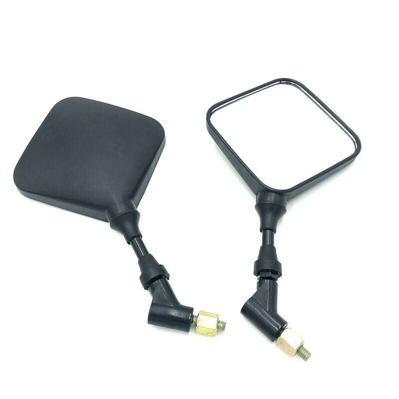 2x Motorcycle Bikes Rearview Side Mirror Scooter Large field of view 8mm Thread