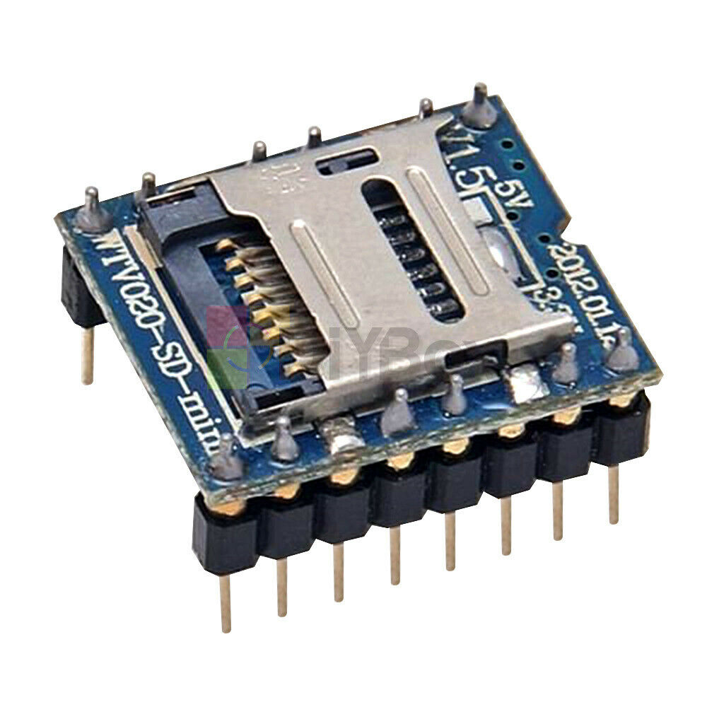 2PCS U-disk Audio Player TF SD Card voice module MP3 Sound WTV020-SD-16P arduino