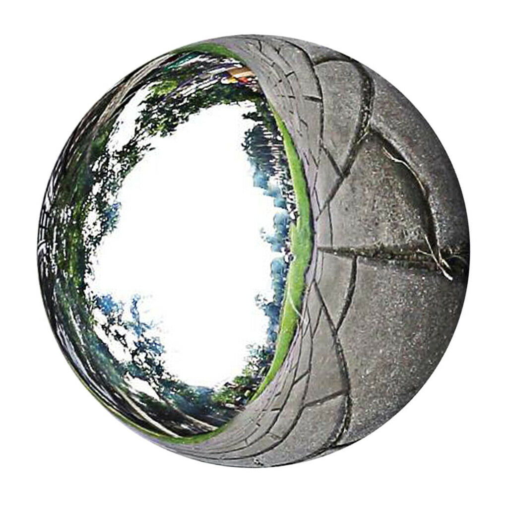 Stainless Steel Mirror Polished Sphere Hollow Round Ball Garden Ornament76mm