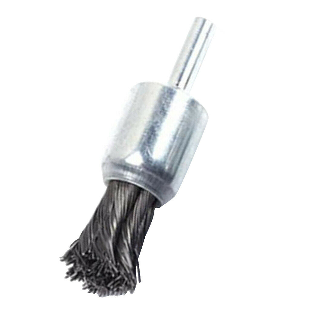 2pcs Twist Knot Wire End Brush for Metal Surface Grinding, Deburring, Polishing,