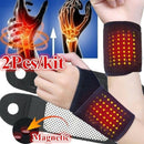 2x Infrared Wrist Brace Arthritis Sports Magnetic Hand Support Band Sprains