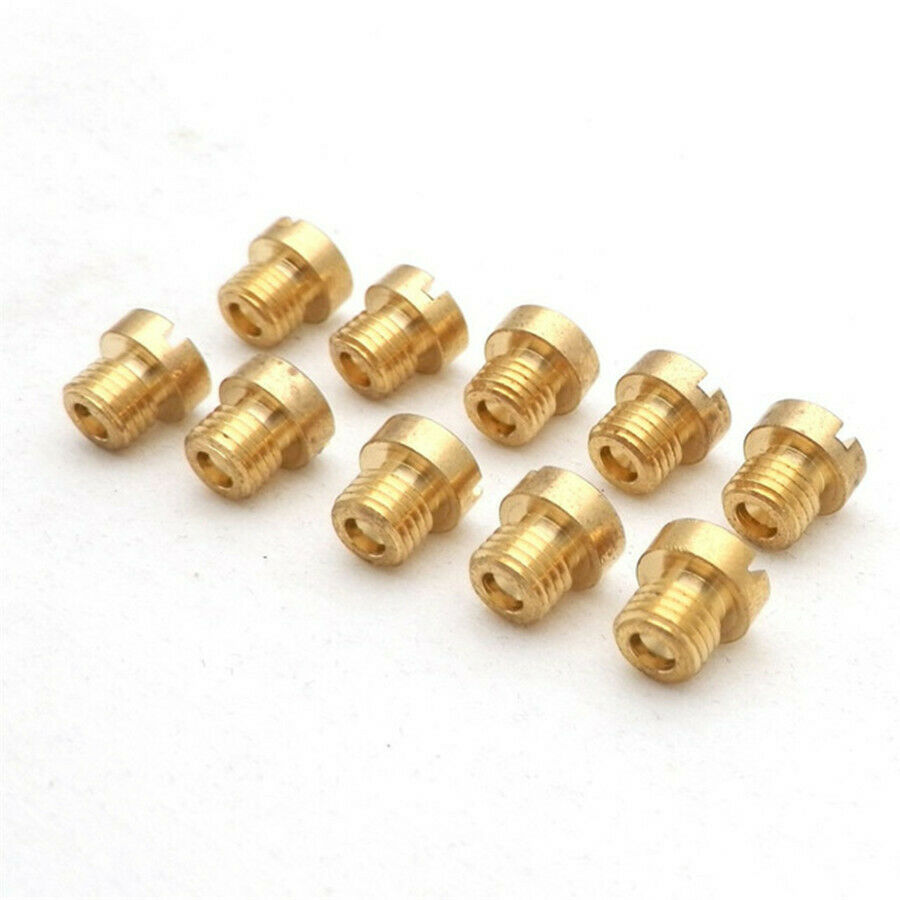 10Pcs Carburetor Main Jet 98 102 105 108 110 112 115 120 125 130 Injector Nozzle