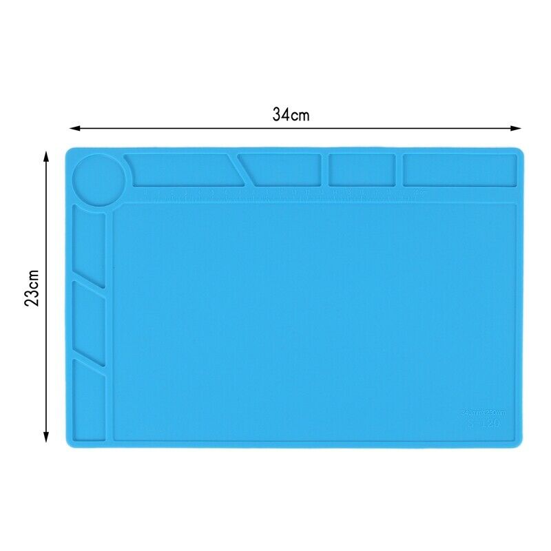 S-120 Heat Insulation Working Mat Silicone Repai Pad for Phones/Tablets Heat-RG3