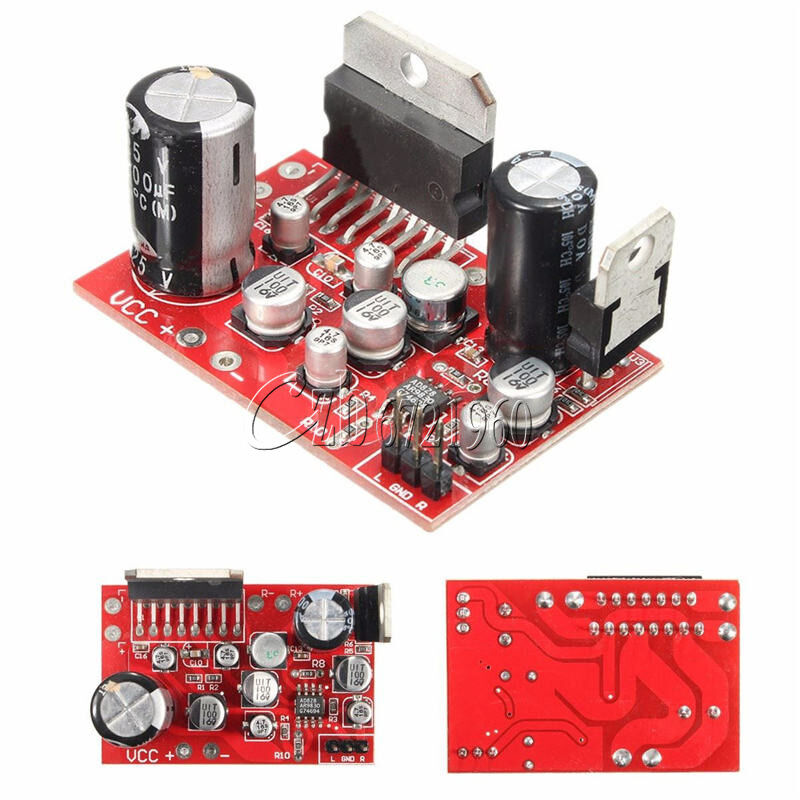 TDA7379 38W+38W Stereo Amplifier Board w/ AD828 Preamp super than NE5532 DC 12V