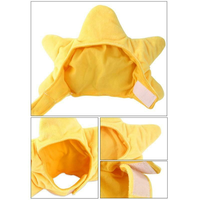 Cute Cat Hat Small Dog Yellow Starfish Headwear Pet Holiday Accessories
