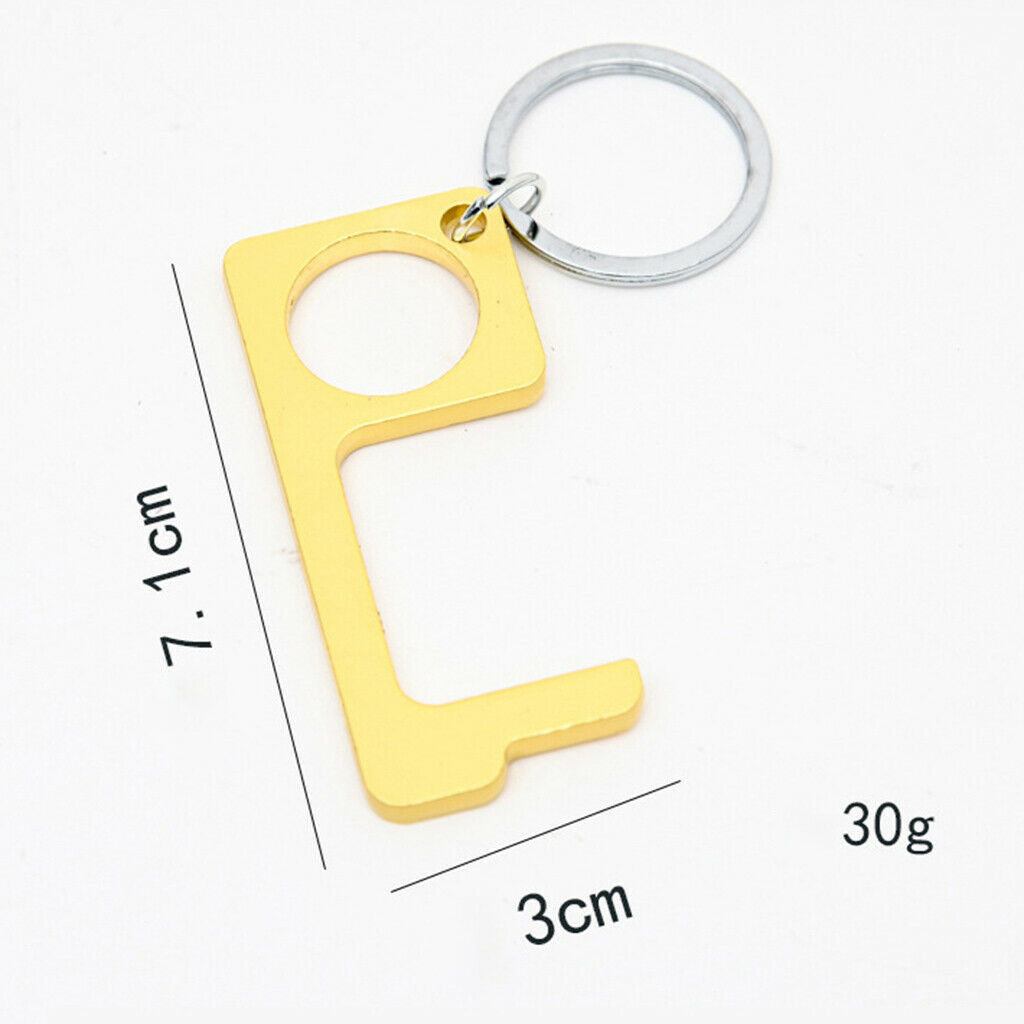 2Pcs No Touch Door Opener Key Elevator Press Hand Stick Protective Artifact