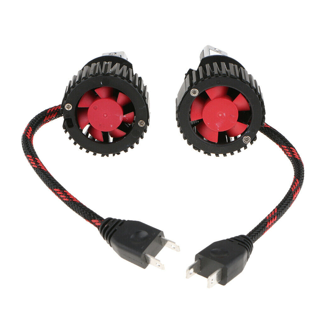 2 Pieces Car LED Light Headlight COB Fog Bulbs Beam Lamp 6500K 8000LM H7