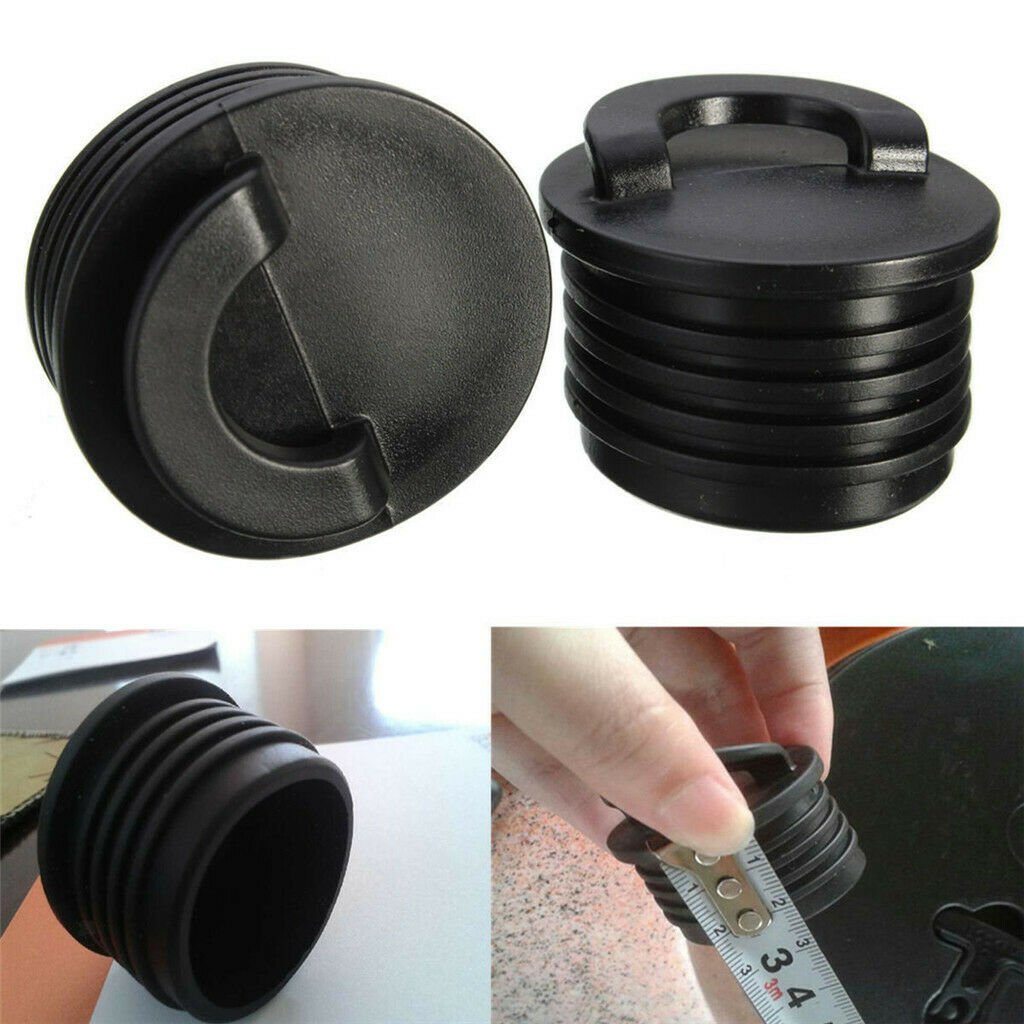 2x 2x Kayak Canoe Marine Boat Scupper Stopper Bung Drain Holes Plugs Accessory