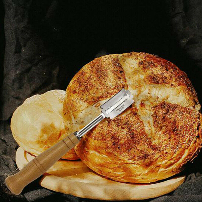 Bread Baking Tool Set Danish Dough Whisk Plastic Dough Scraper for HomemadeJ_DD