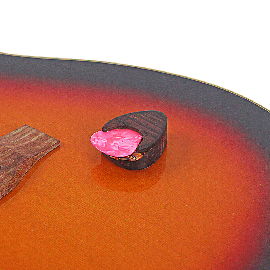 Wooden Guitar Plectrum Picks Box for Jazz Pastable Universal Musical Parts