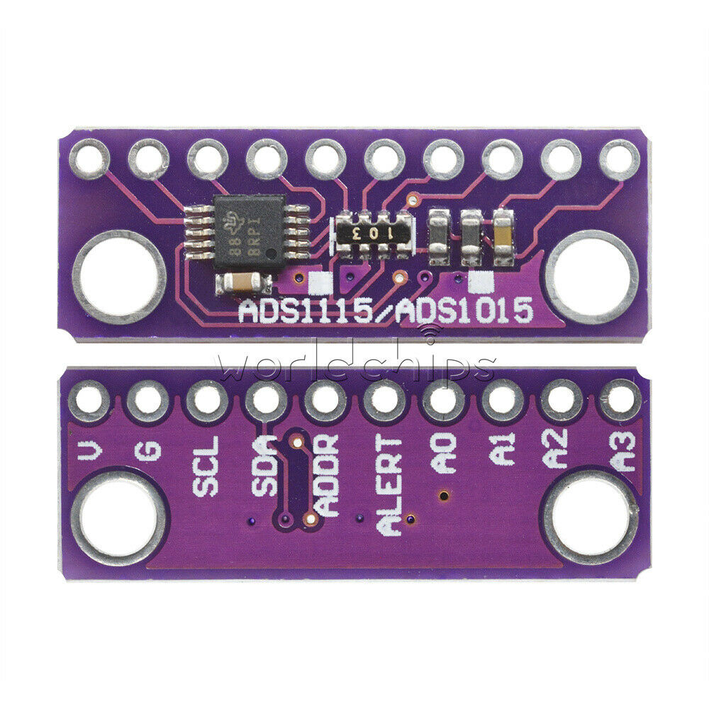 New 12 Bit I2C 4 CH ADS1115/ADS1015 Module ADC Development Board for Arduino