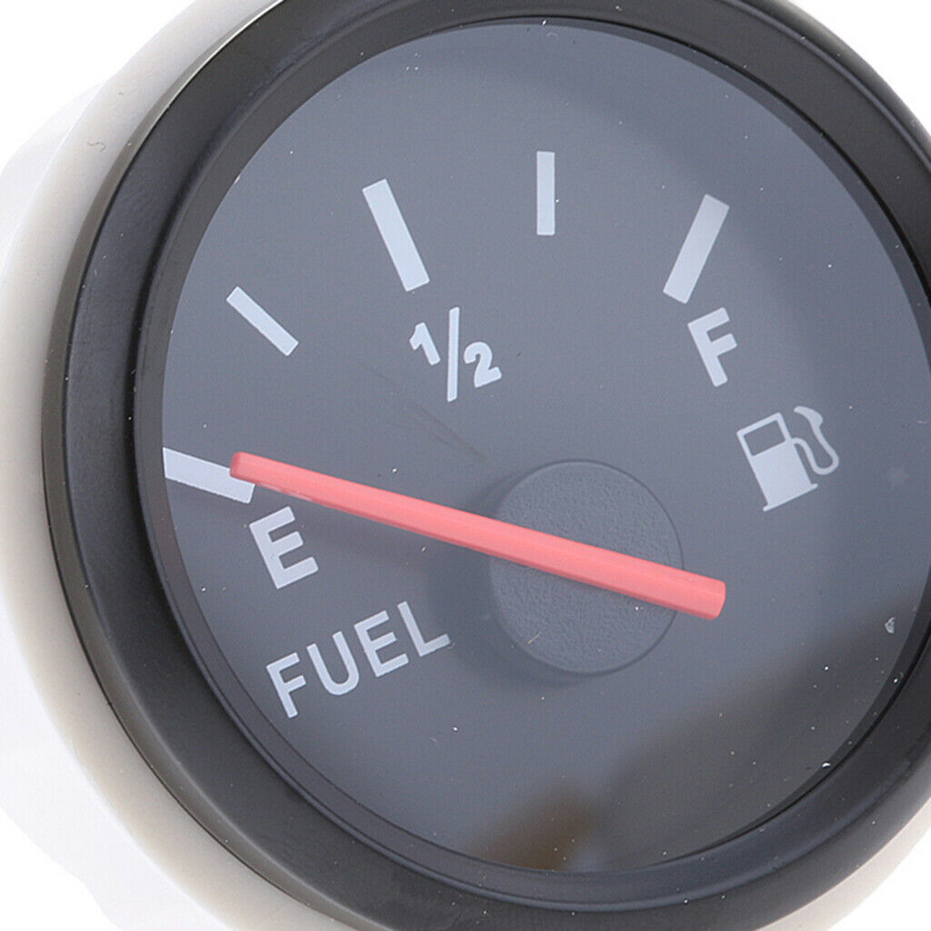 Universal Motorcycle RV Marine 2" Fuel Level Gauge Meter Kit with Sensor