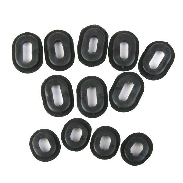 60pcs/Set Oval Round Rubber Side Cover Grommet For Motorcycle CG125