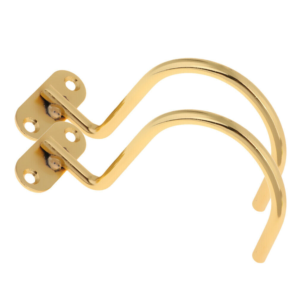 2 lot Solid Pool Cue Hook Bridge Stick Clip Holder Hardware Accessories