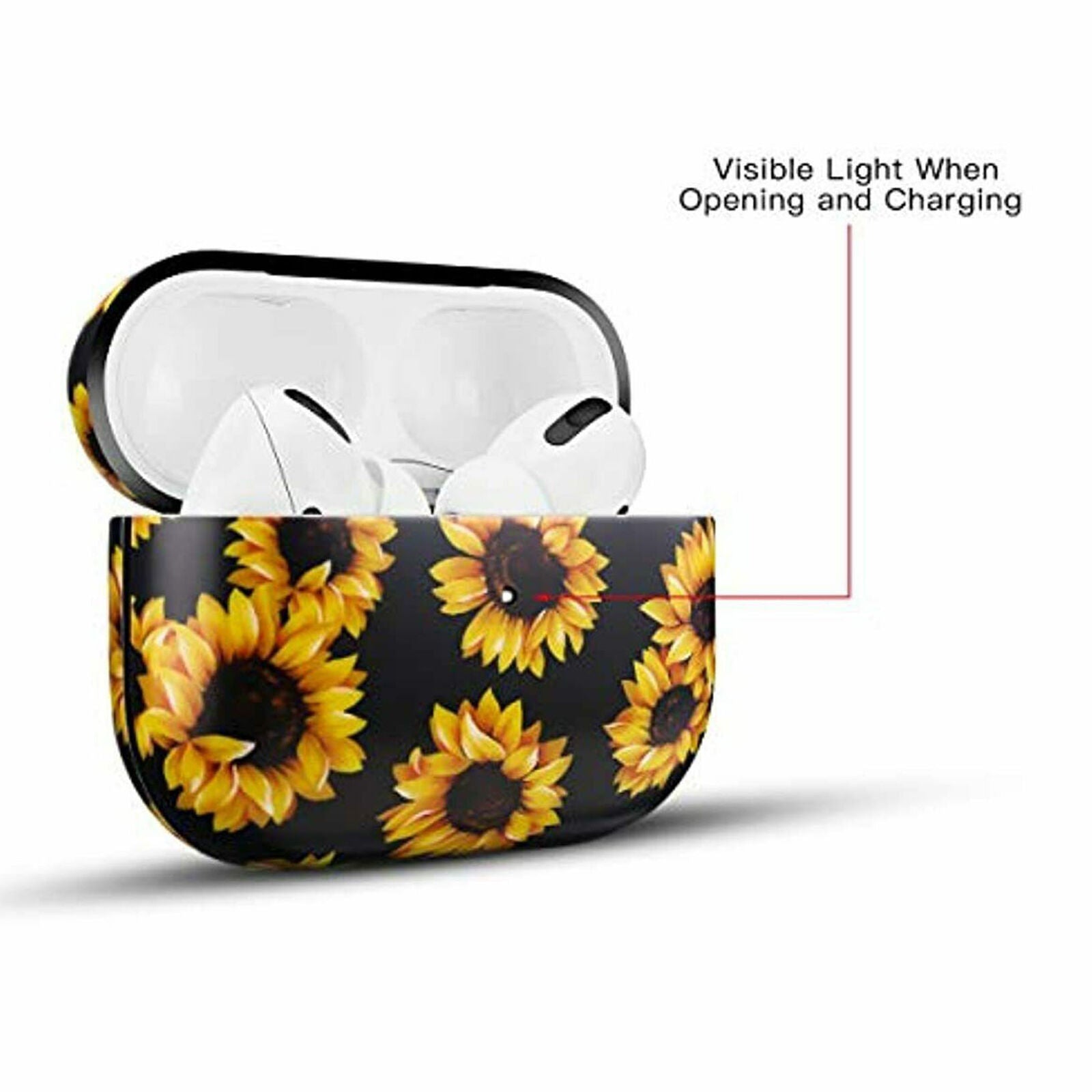 Sunflower Airpod Pro Case Flexible Silicone Cover Cute Flower Floral Yellow New