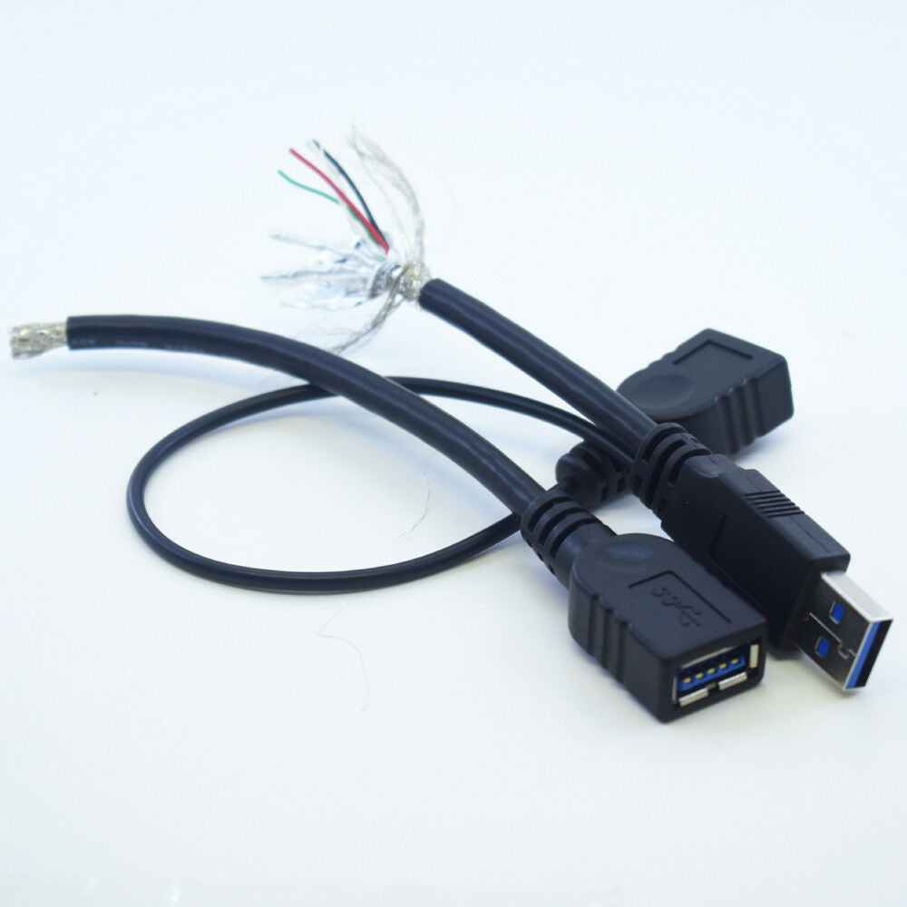 1pc Super Speed USB 3.0 Male to USB 3.0 Female USB 2.0 Female Y Adapter Cable