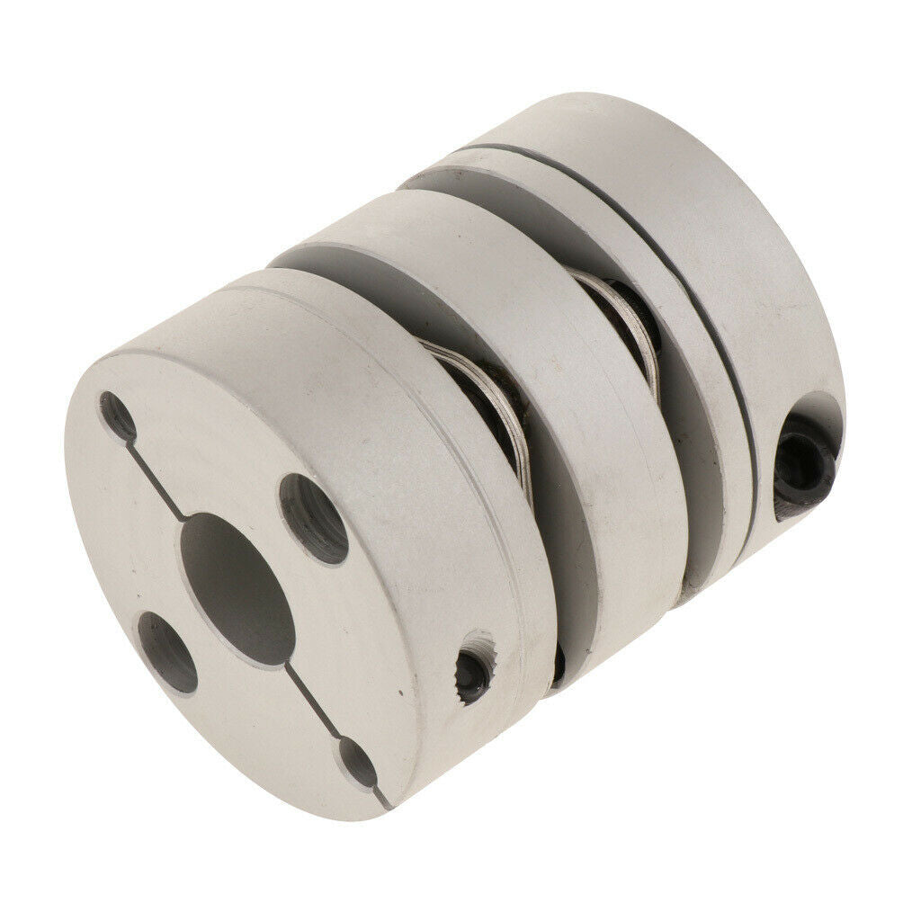 55 x 65mm CNC Stepper Motor Jaw Shaft Coupler 6.35mm Aluminum Flexible Jaw