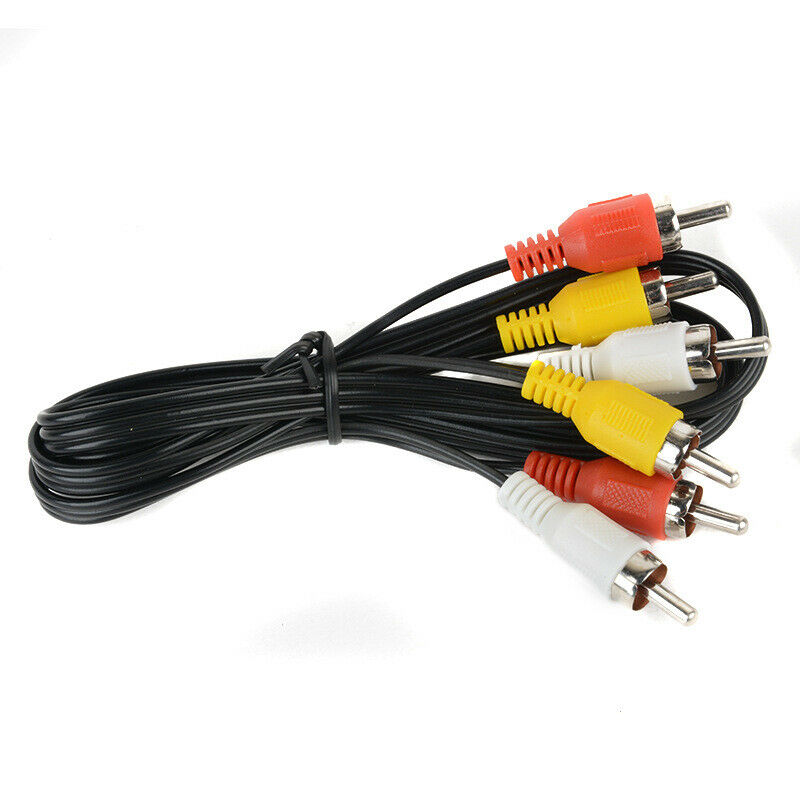 5 Way 4 in 1 out S-Video Audio Game RCA AV Switch Box Selector Splitter + Remote
