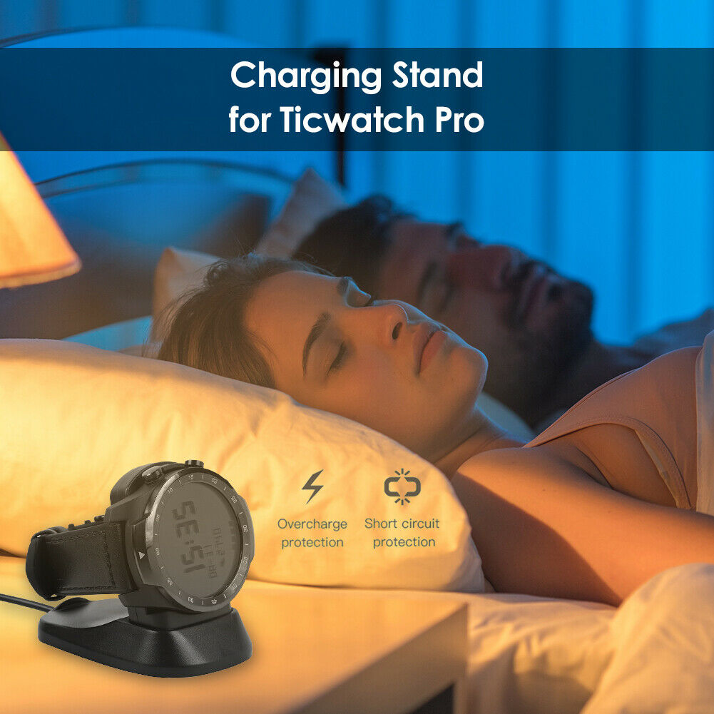 1m/3ft Magnetic Charger to USB Cable for TicWatch Pro / 2020 Charging Dock @