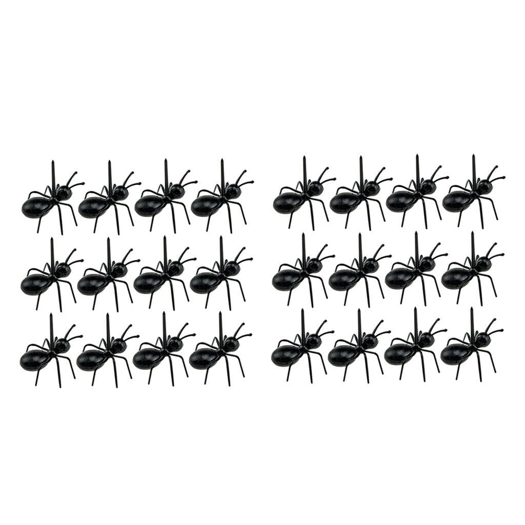 24PCS Reusable Ants Fruit Forks Sticks Cocktail Picks Party Service Supplies