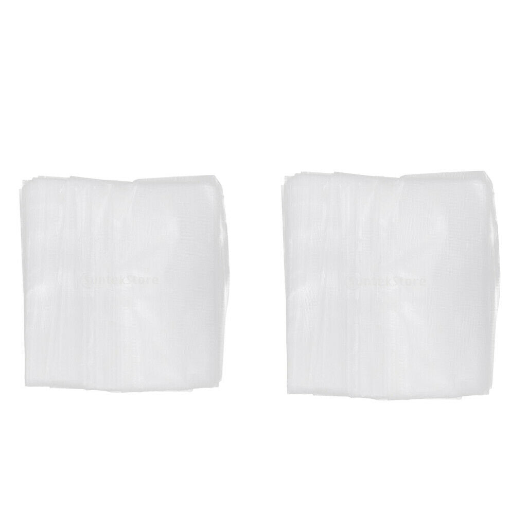 200Pcs PVA Bait Bag Carp Fishing Water Soluble Bags Dissolving Tool 2 Sizes