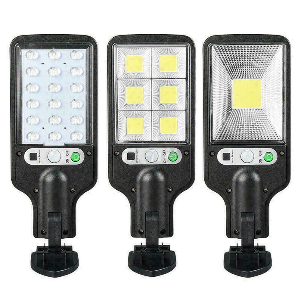 600W LED Solar Wall Light Motion Sensor Outdoor Garden Security Street Lamp