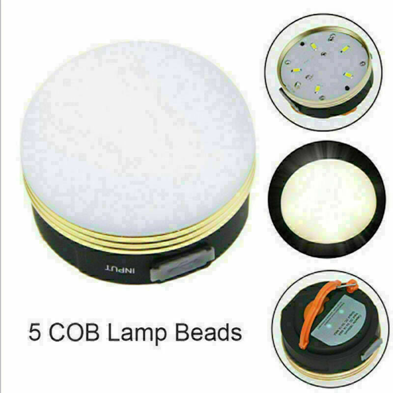 Super Bright Night Lamp USB Rechargeable LED Protable Camping Light Tent Lantern