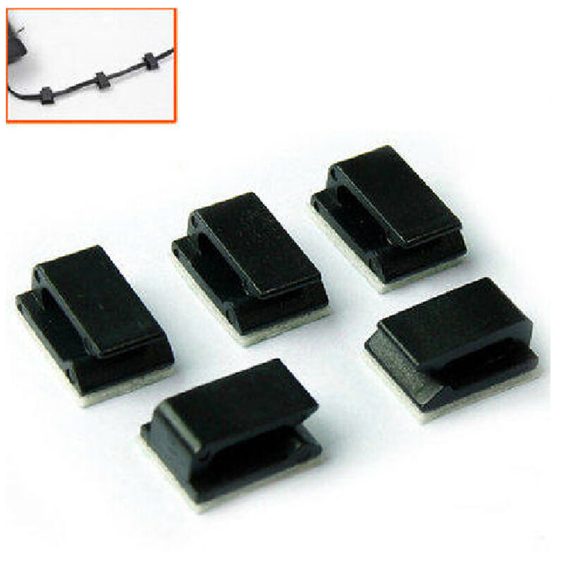 Arrival 20x Mini Car Wire Cord Cable Holder Tie Clips Fixer Organizer Clam.l8