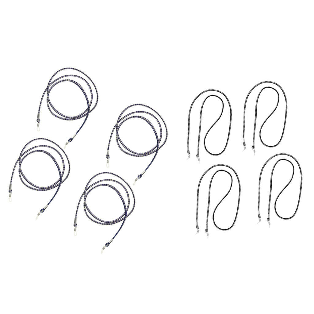 8Pieces Anti-slip Eyeglass Sunglasses Cord Chain Glasses Holder String Rope