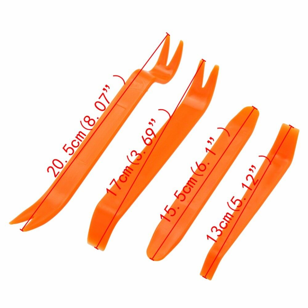 12PCS Car Radio Door Clip Panel Trim Dash Audio Removal Pry Kit Hand Tools Set