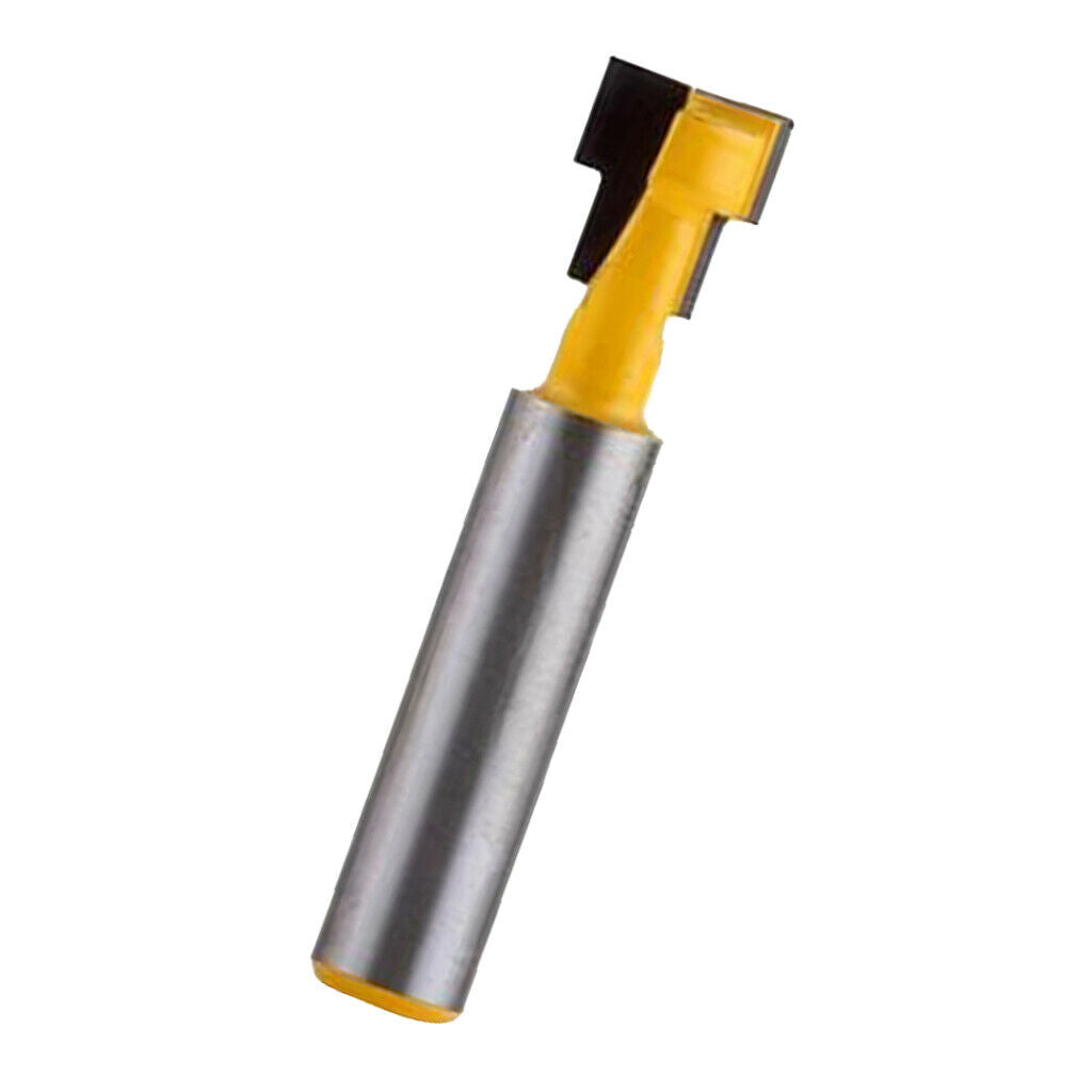 2Pcs Cutter Router Bit for 1/4" Hex  8mm Shank Grooving Milling Cutter