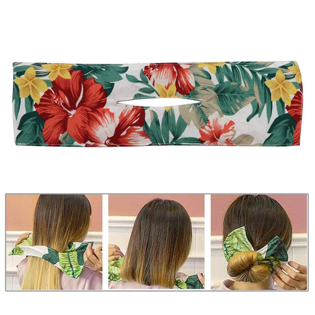 Knotted Deft Bun Fashion Hair Bands Rope Headband Maker Easy To Use DIY X