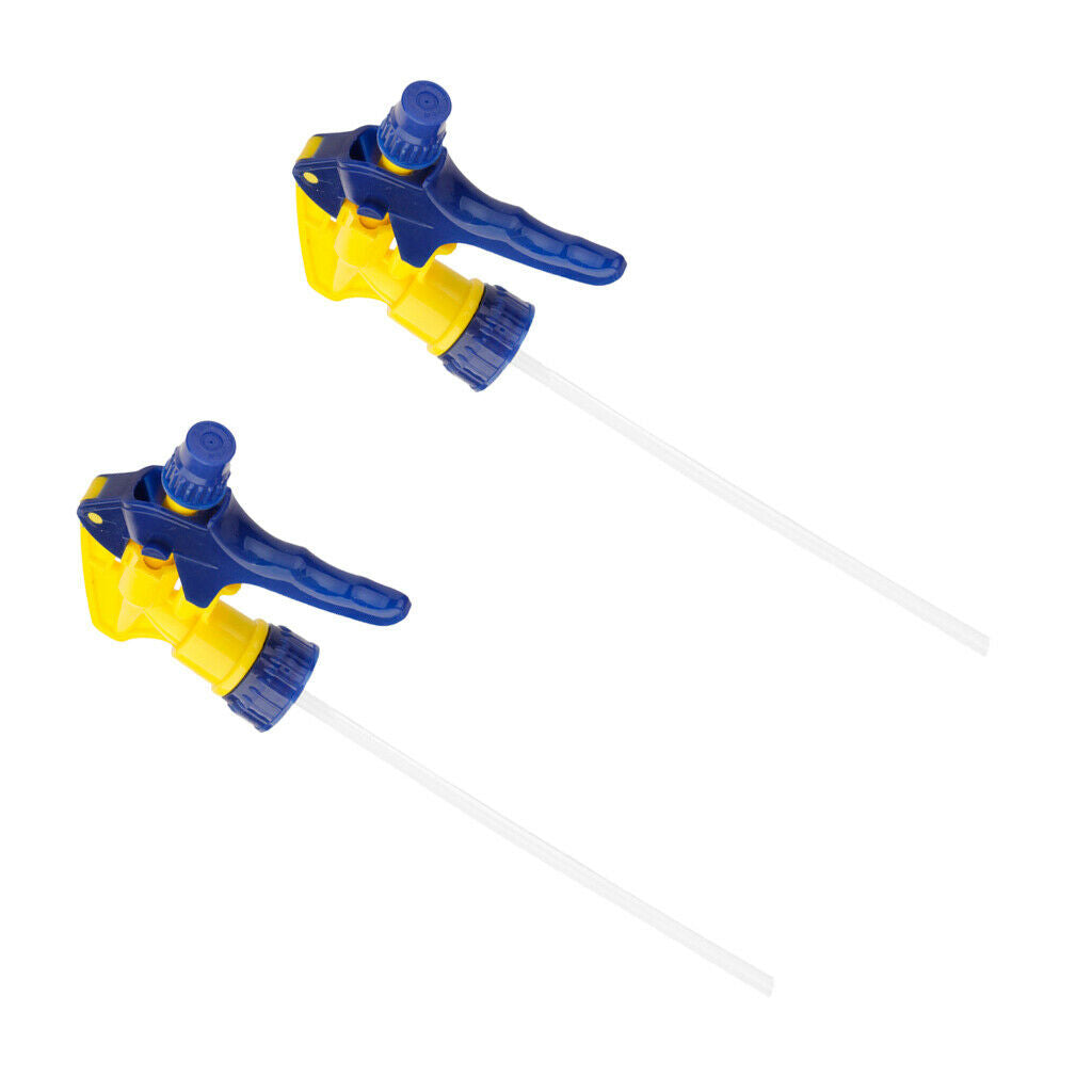 2x Adjustable PVC Garden Washing Watering Spray Gun Sprinkler Nozzle + Straw
