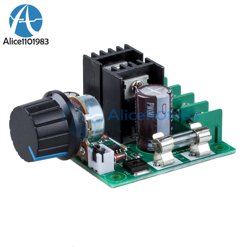 2PCS 12V~40V 10A PWM DC Motor Speed Control Switch Controller Regulator Dimmer
