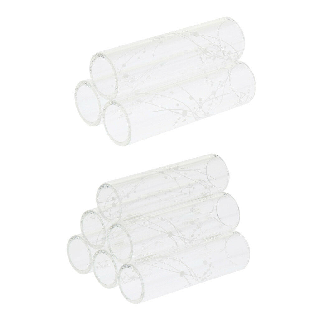 Mini Crystal Shrimp Tube Set for Aquarium Decor Fish Tubes Cave Ornament 3 Tubes