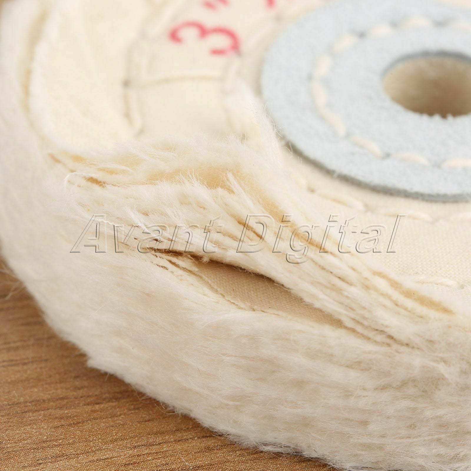 3" White Sawing Cloth Polishing Grinding Wheel Grinder Buffing Pad Power Tool